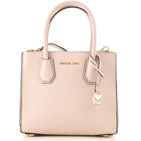 soft pink michael kors mercer crossbody bag|Michael Kors pink tote bag.